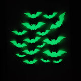 3D Halloween Bat Wall Stickers - PVC