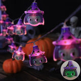 Halloween LED String Lights - Ghost, Spider and Pumpkin Designs