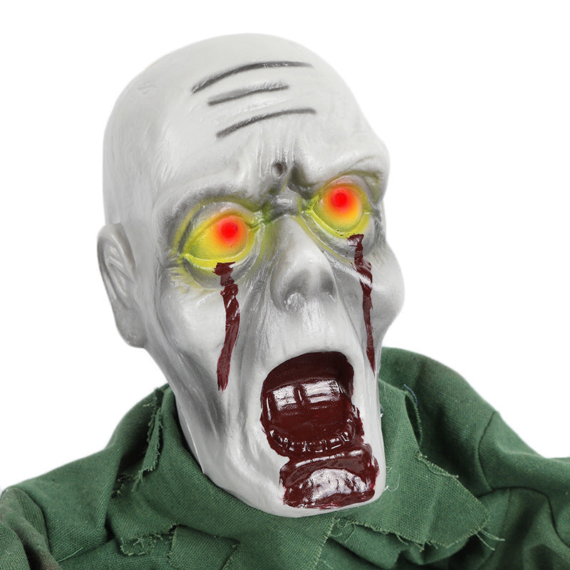 Halloween Sound-Activated Crawling Ghost Prop