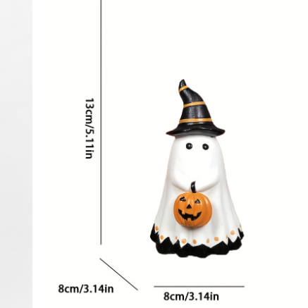 Halloween Resin Pumpkin Decoration