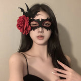 Halloween Anime Half-Face Mask - Plastic