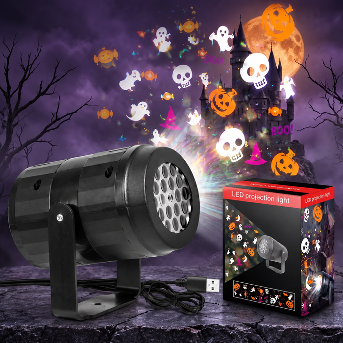 Halloween Pattern Projection Lamp - product hero