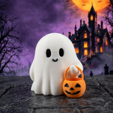 Halloween Ghost Pumpkin Ornament — Hallowicked hero (SUHODTF00078)