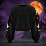 Womens Halloween Knit Cardigan — Hallowicked hero (SUWOCOC00345)