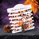 Halloween pumpkin bat ghost mithing bracelet — Hallowicked hero (SUJEWBC00213)