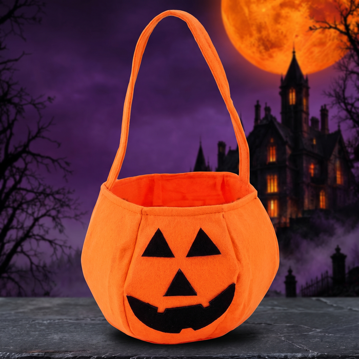 Halloween Pumpkin Sugar Bag Bucket — Hallowicked hero (SUBAHBO00034)