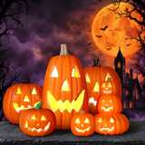 Glowing Halloween Pumpkin Lantern — Hallowicked hero (SUACAOF00009)