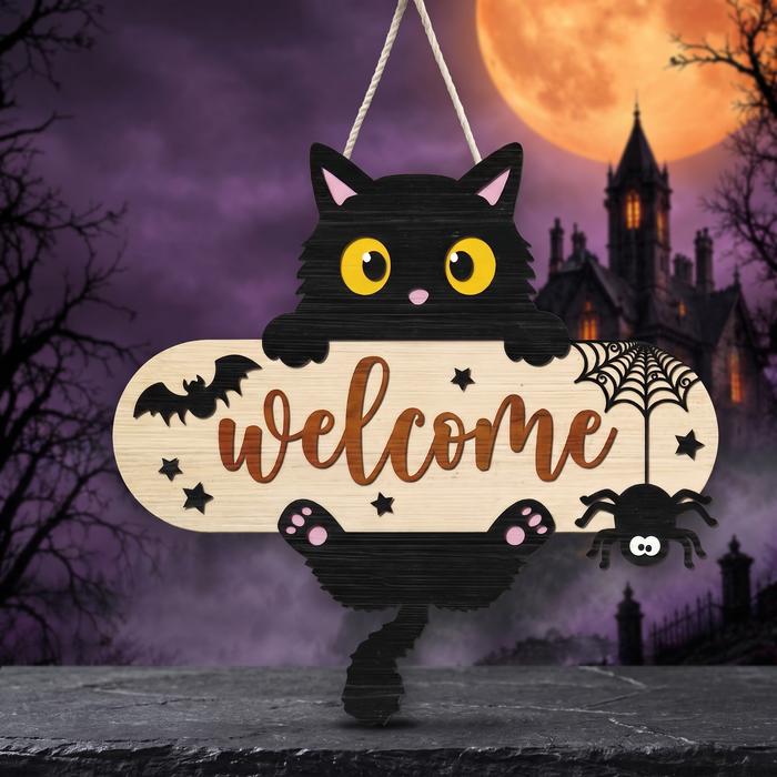Halloween Door Hanger — Hallowicked hero (SUHODWD00032)