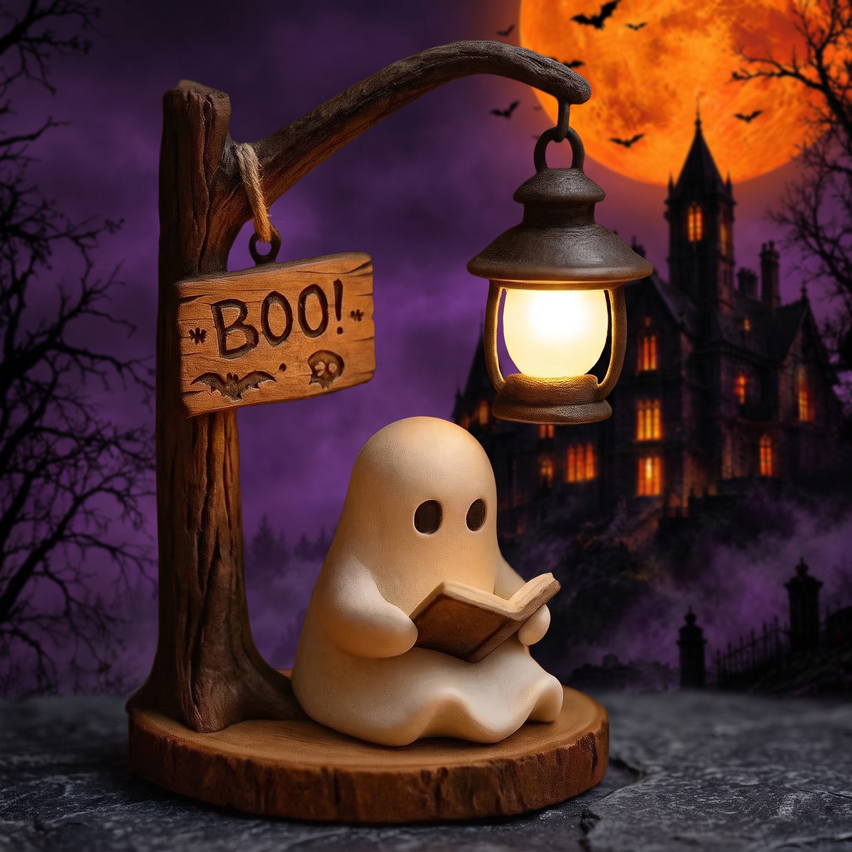 Halloween ghostly ghostly figurine — Hallowicked hero (SUHODTF00058)