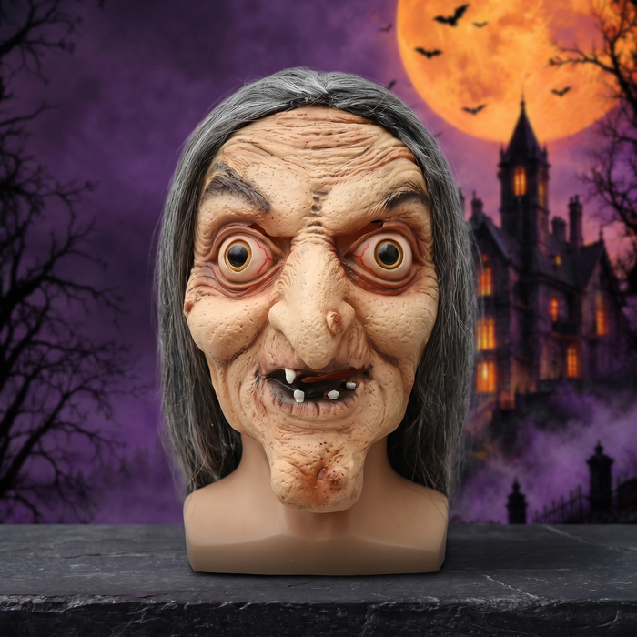 Latex Halloween mask — Hallowicked hero (SUKITPD00048)