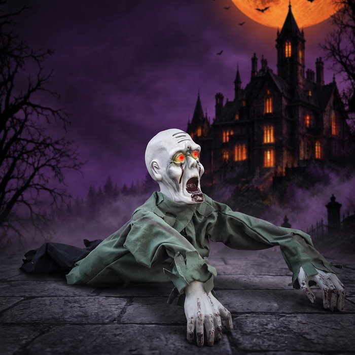 Voice Control Crawling Ghost Halloween Prop — Hallowicked hero (SUACAOW00032)