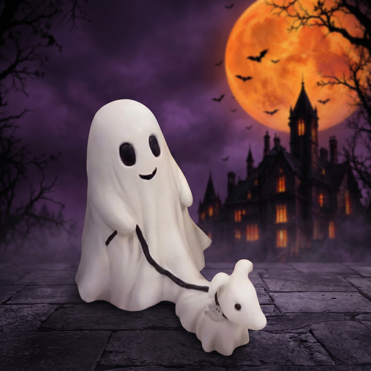 Halloween Ghost Lamb Decor — Hallowicked hero (SUHODTF00053)