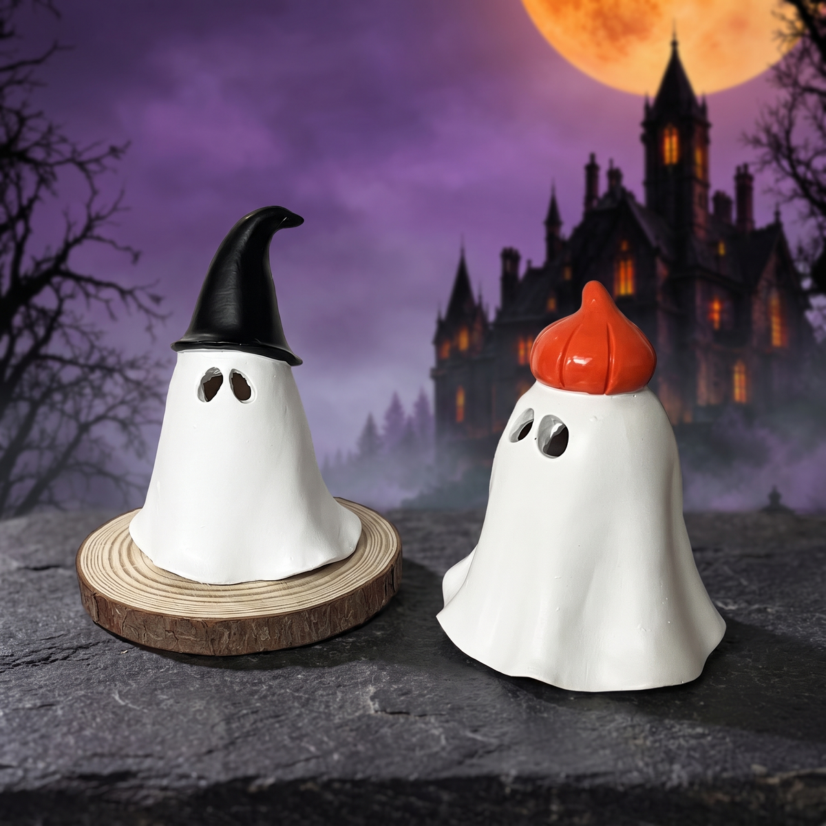Halloween Ghost Ornament — Hallowicked hero (SUHODTF00052)