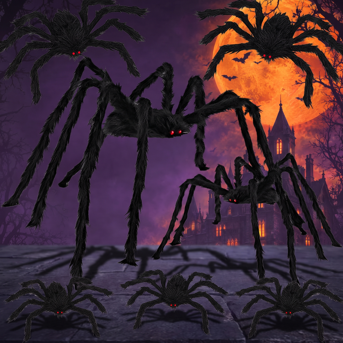 Halloween spider decoration — Hallowicked hero (SUACAOW00029)