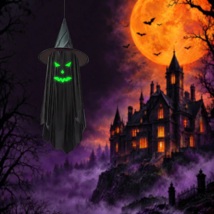 Glow in Dark Halloween Ghost Hanging Decorations — Hallowicked hero (SUOTHGT00649)