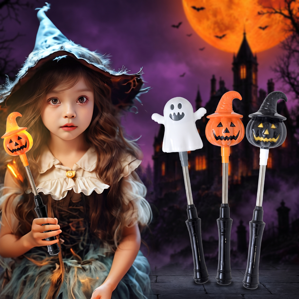 Halloween Pumpkin Light Stick — Hallowicked hero (SUPRRDS00067)