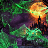 Glow Spider Cotton Halloween Decoration Set — Hallowicked hero (SUACAOL00016)