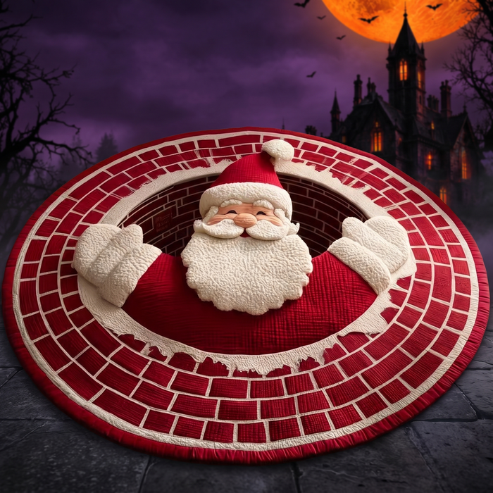 Halloween Christmas Round Carpet — Hallowicked hero (SUHOTBB00140)