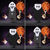 Baby Halloween Skeleton Hooded Jumpsuit — Hallowicked hero (SUBAEBB00064)