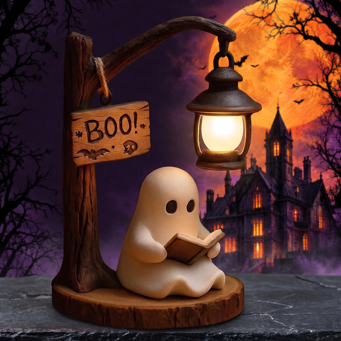 Halloween Ghost Resin Table Lamp — Hallowicked hero (SUHODTT00077)