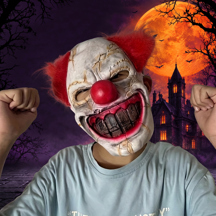 Smiling Clown Devil Halloween Mask — Hallowicked hero (SUKITPD00034)