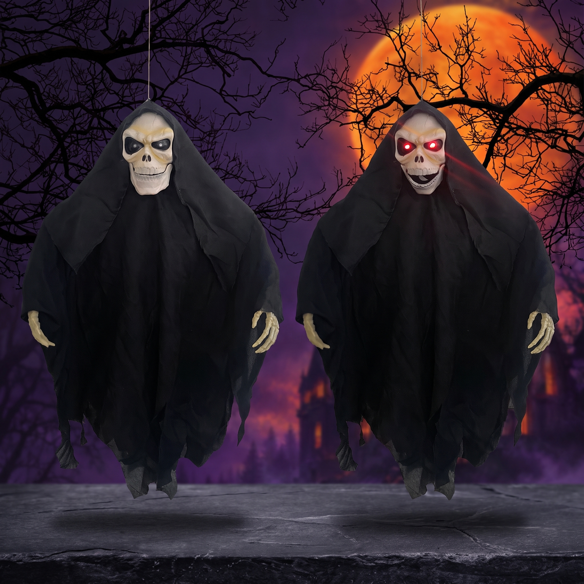 Electric Voice Control Halloween Ghost Props — Hallowicked hero (SUACAAM00008)