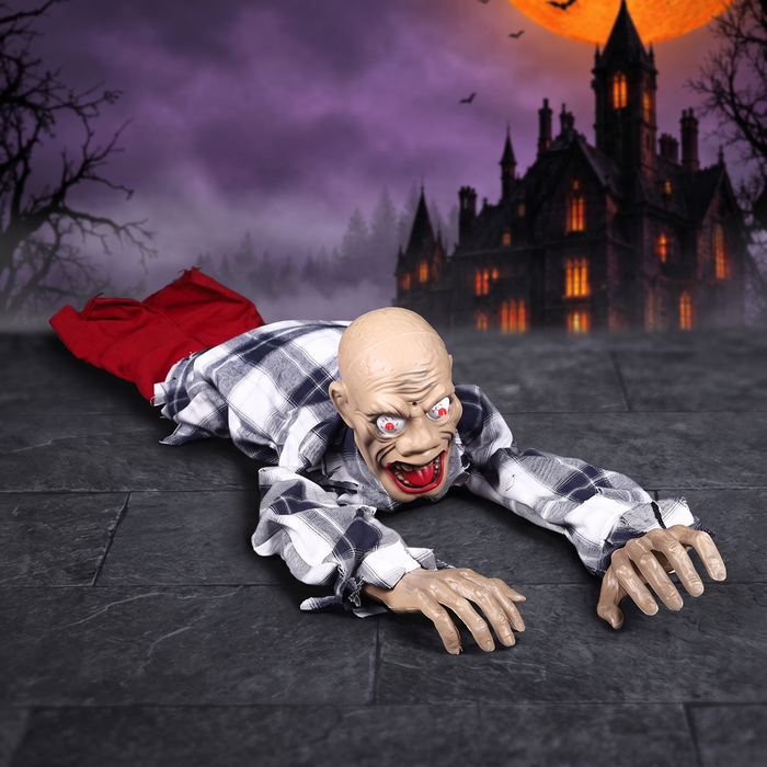 Halloween Voice Controlled Creeping Ghost Decoration — Hallowicked hero (SUPRRPE00003)