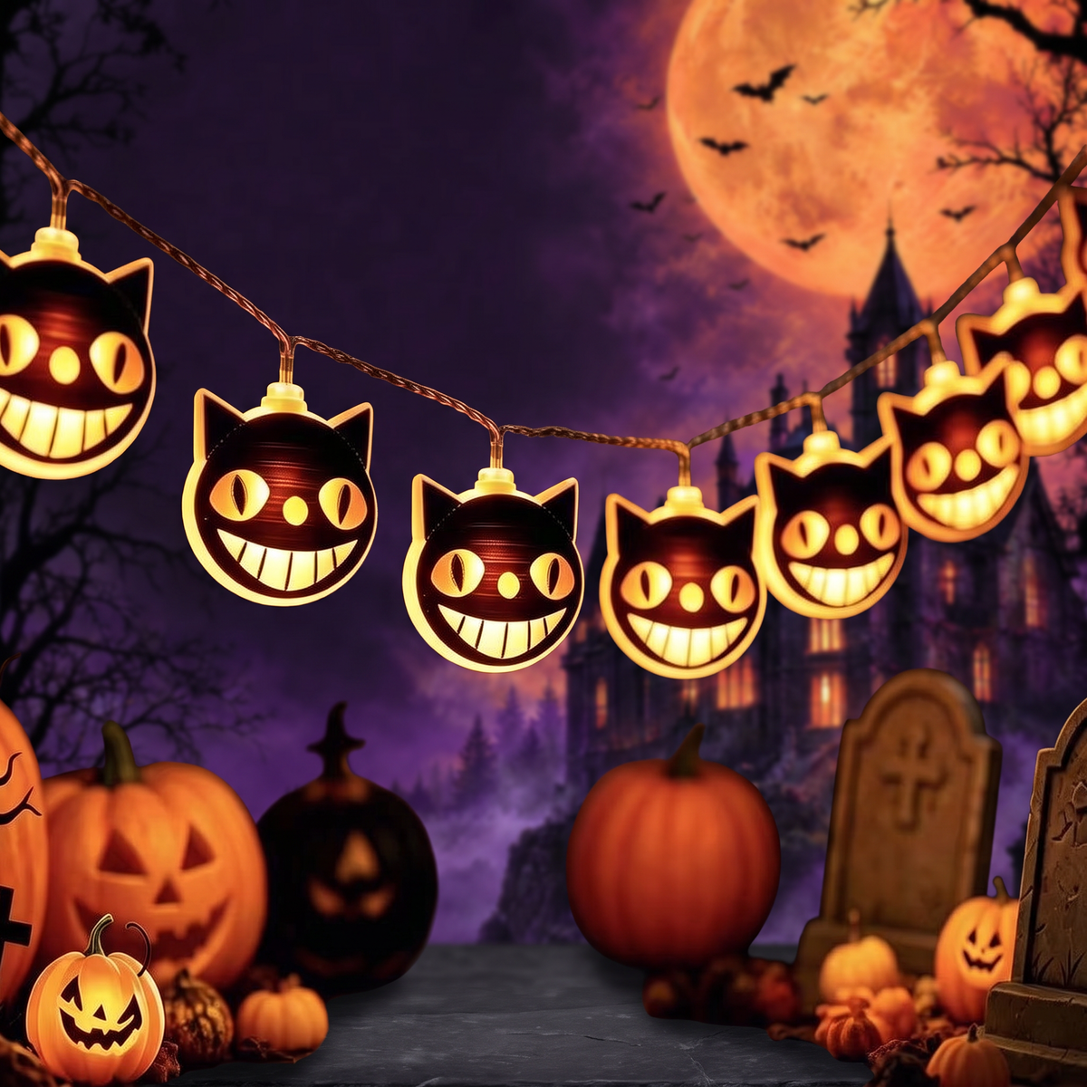 Halloween Light String Scene Decoration Led — Hallowicked hero (SUSMHSL00013)