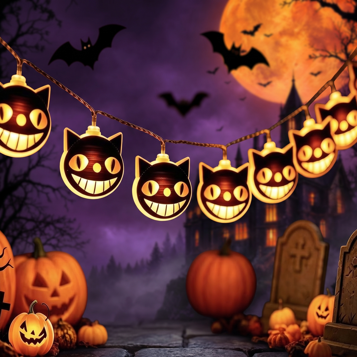 Halloween Light String Scene Decoration Led — Hallowicked hero (SUSMHSL00015)