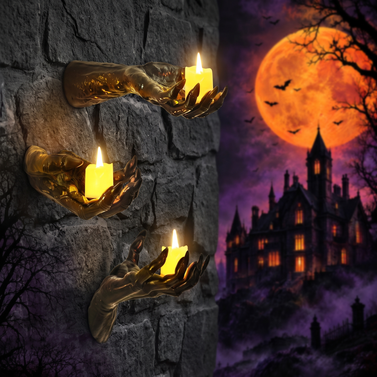 Realistic Devil Hand Halloween Decor — Hallowicked hero (SUACAAM00006)