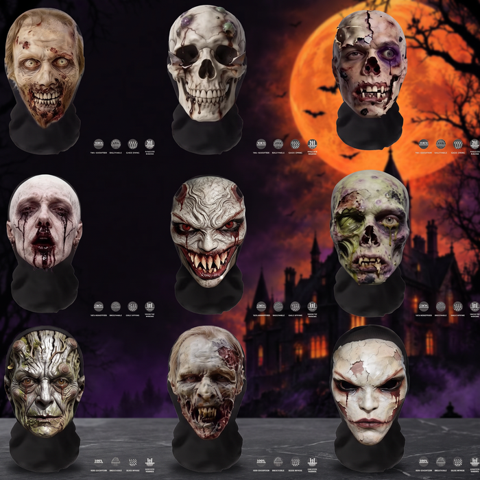 Mesh Halloween Party Headgear Masks — Hallowicked hero (SUPRRDA00005)