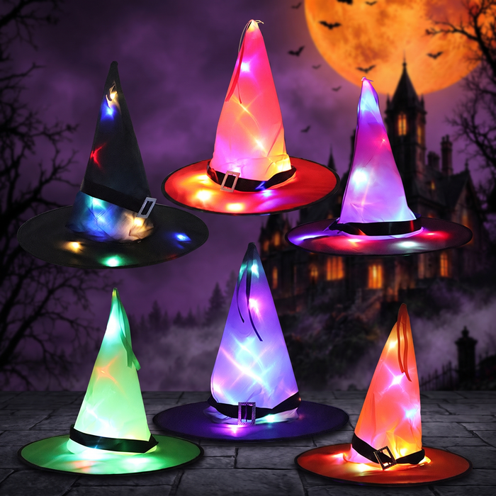 LED Luminous Witch Hat Halloween Party — Hallowicked hero (SUFAAHF00010)