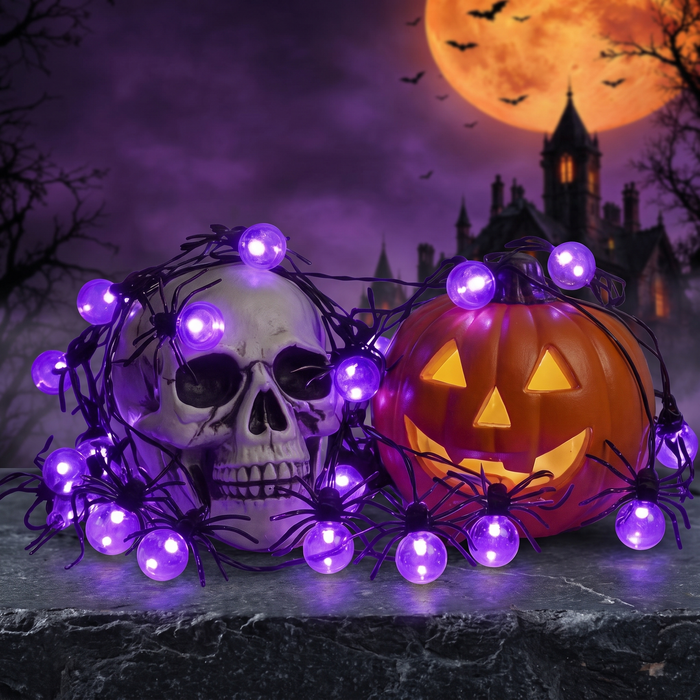 LED Spider Halloween Decoration Light — Hallowicked hero (SUCAHCC00067)
