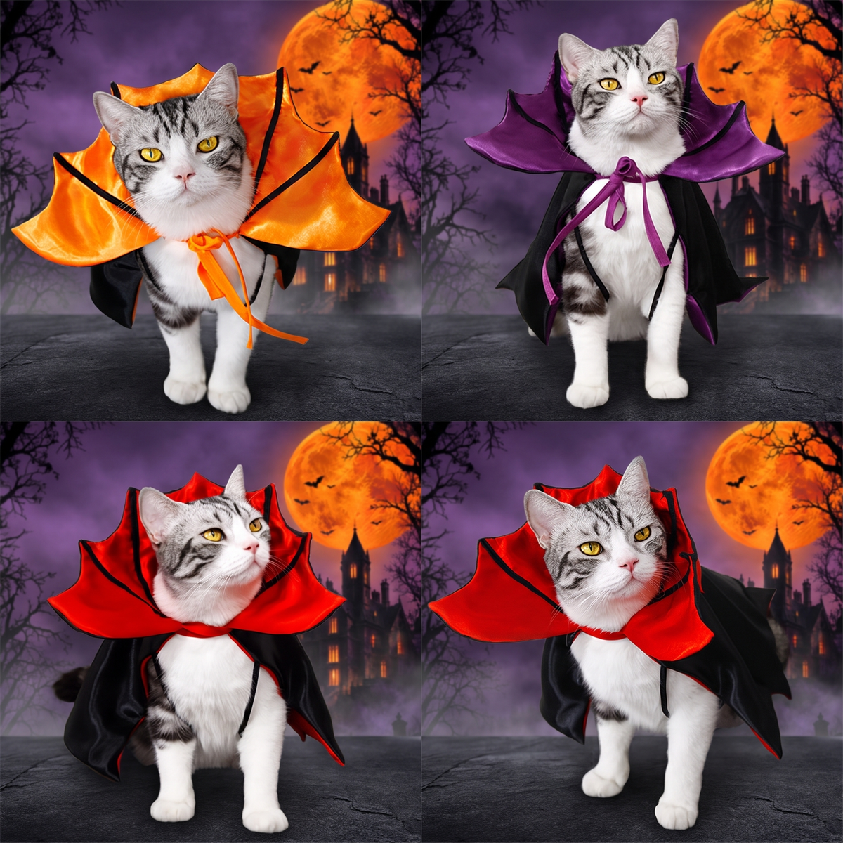Halloween Pet Bat Cape Costume — Hallowicked hero (SUPTODR00025)