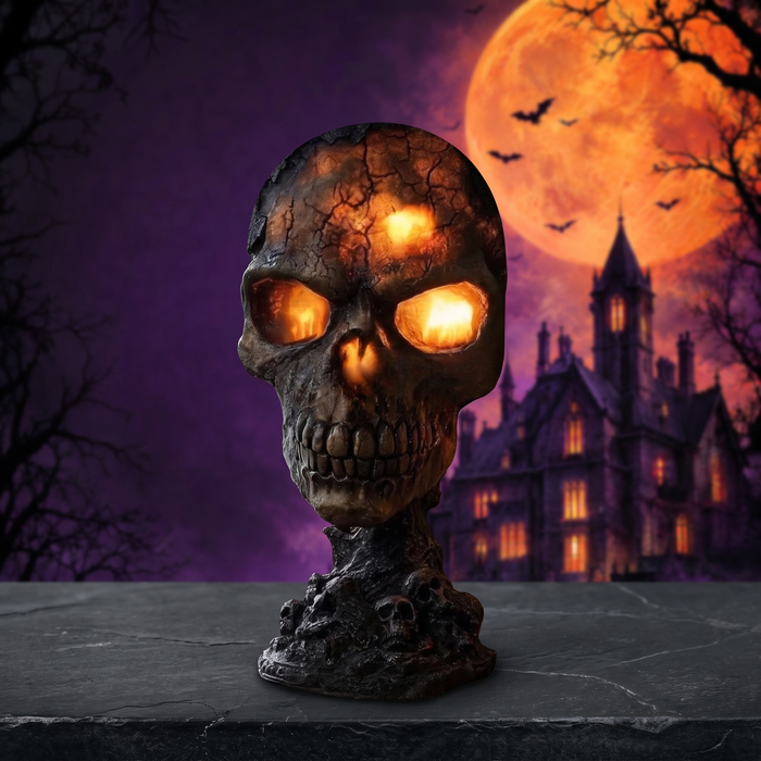 Halloween Skull LED Light Garden Decor — Hallowicked hero (SUHODTR00003)