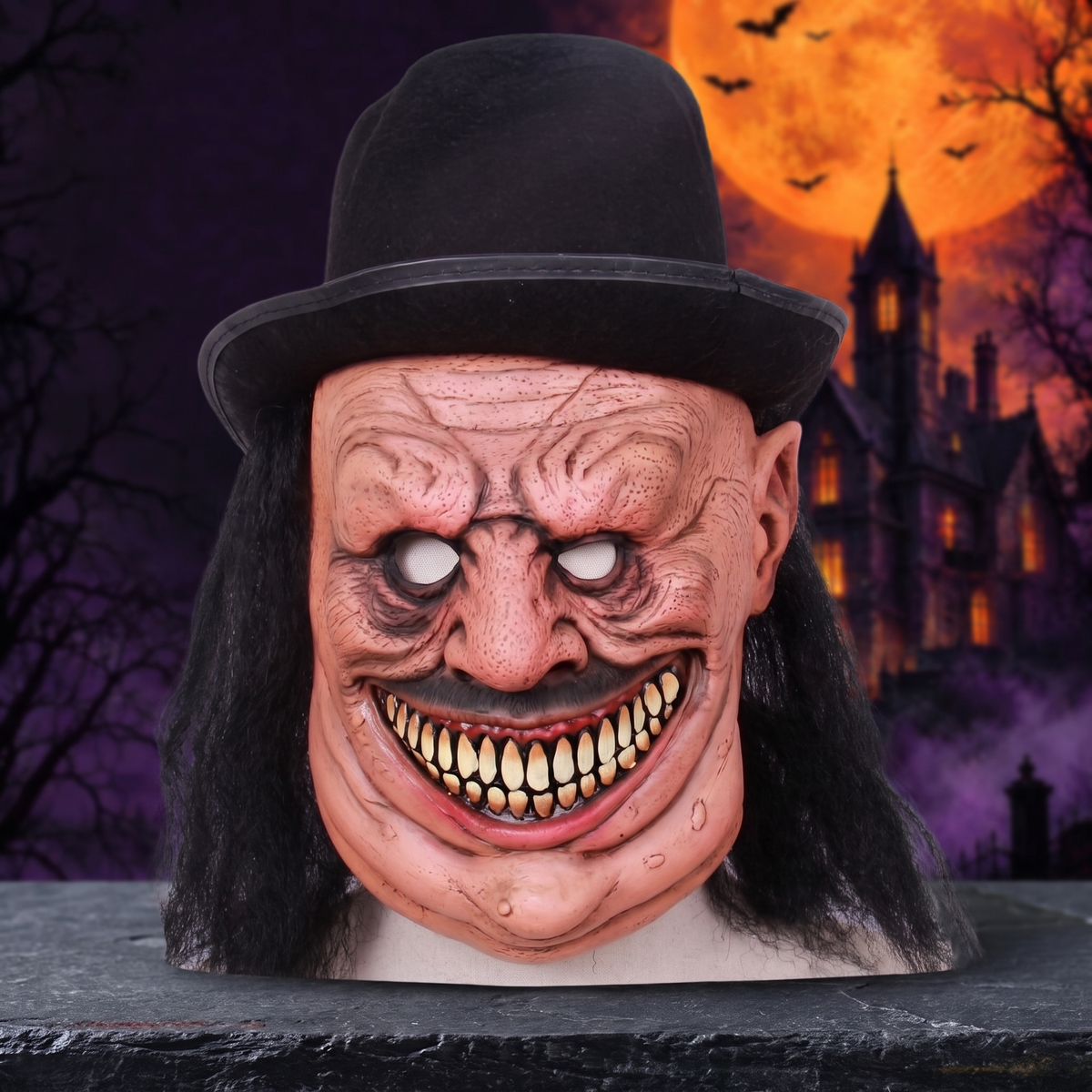 Halloween clown latex mask — Hallowicked hero (SUKITPD00013)