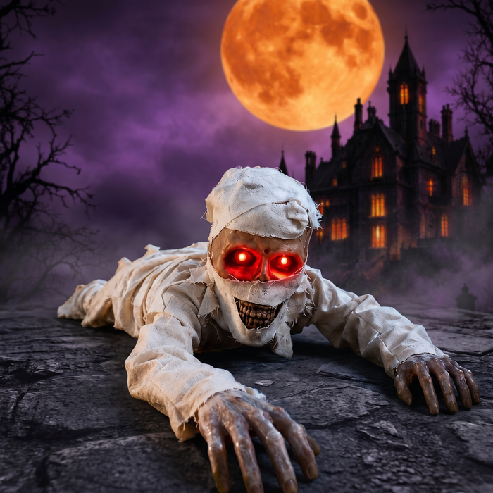 Electric Crawling Ghost Halloween Decoration — Hallowicked hero (SUGAOOO00006)