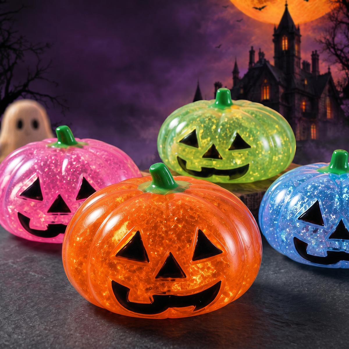 Halloween Pumpkin Squeeze Stress Relief Toy — Hallowicked hero (SU00363657)