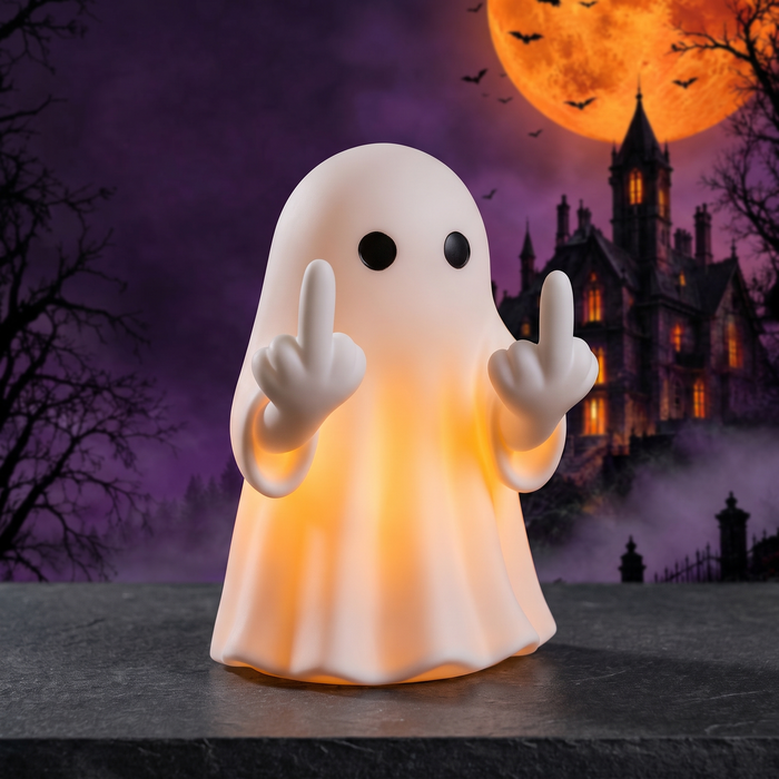 Halloween Ghost Night Light Cute Ghost Reading Desk Lamp — Hallowicked hero (SU00360922)