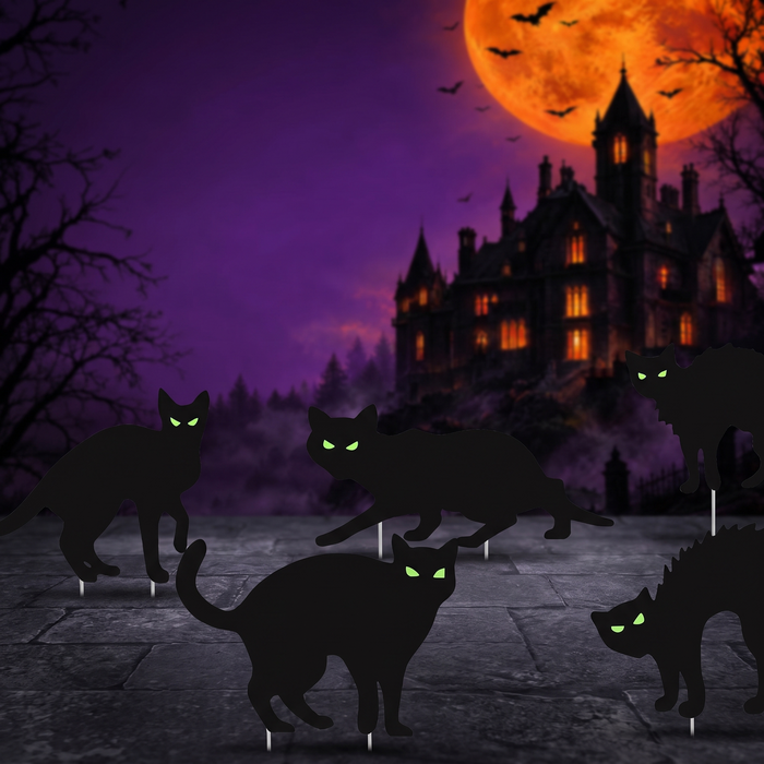 Halloween Black Cat Yard Sign — Hallowicked hero (SU00356095)