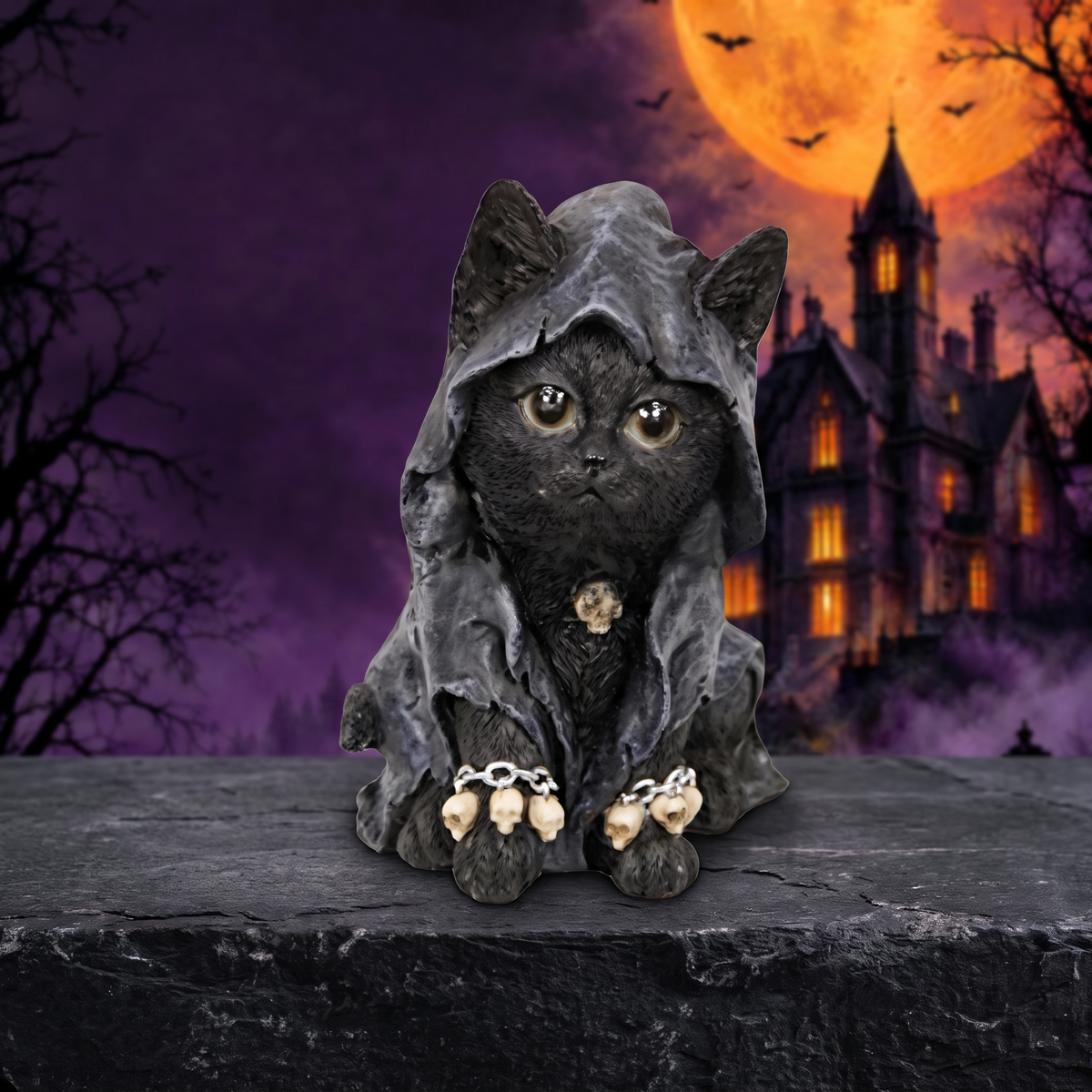 Halloween Black Cat Resin Craft Ornament — Hallowicked hero (SU00355233)