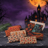 Halloween Pattern Long Wallet with Zipper — Hallowicked hero (SU00128897)