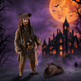 Pirate Style Decorative Hat for Performance and Halloween — Hallowicked hero (SU00117381)