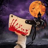 Women's Halloween-Themed PU Clutch Bag — Hallowicked hero (SU00040282)