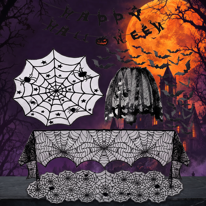 Halloween tablecloth — Hallowicked hero (SU00015393)