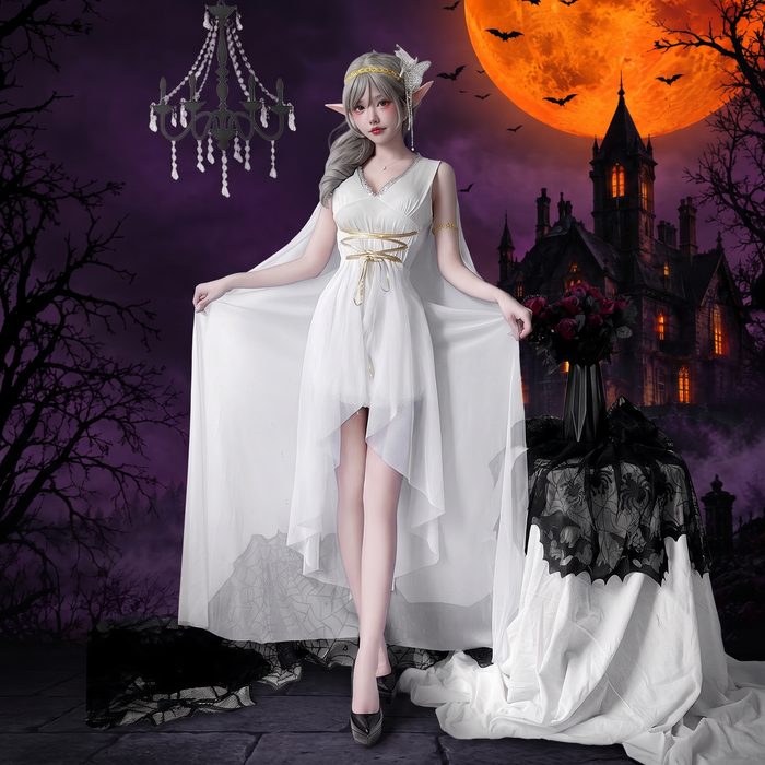 Greek Goddess Medieval Dress Halloween Costume — Hallowicked hero (SU00029780)