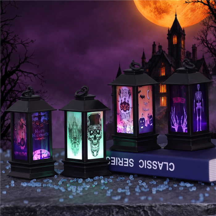 Halloween Glowing Oil Lamp — Hallowicked hero (SU00032565)