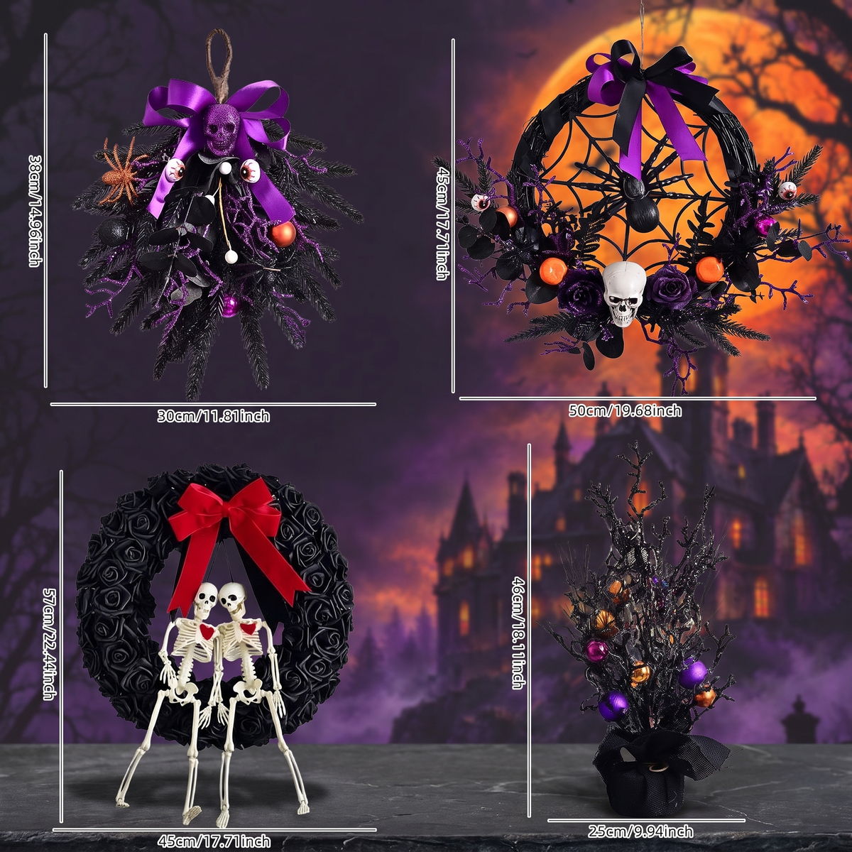 Halloween Decorative Garland — Hallowicked hero (SU00021755)