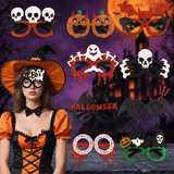 Halloween Pumpkin Glasses Decoration — Hallowicked hero (SU00023501)