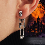 Vintage Skull Earrings Detachable Halloween Jewelry — Hallowicked hero (SU00019771)